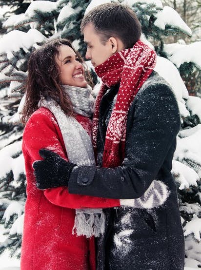 couple in snow